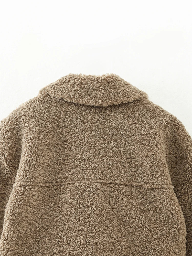 ZIA CROPPED FUR JACKET
