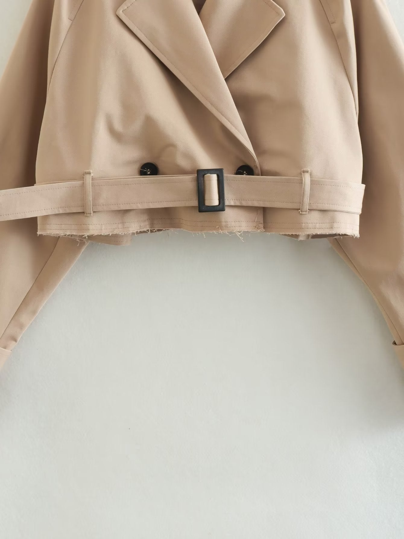 ESTELLE CROPPED TRENCH COAT
