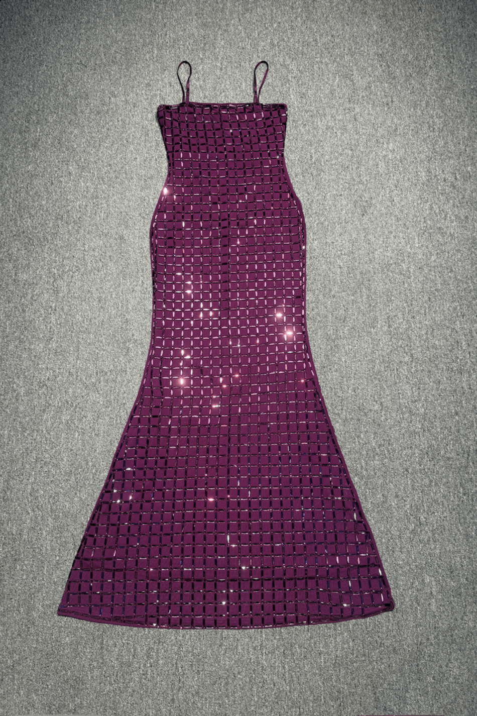 MARIA SPARKLE MESH DRESS