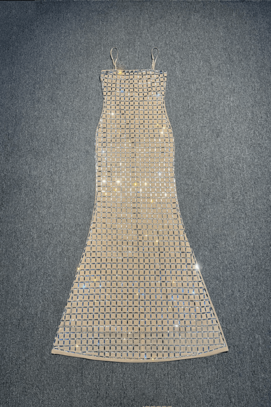 MARIA SPARKLE MESH DRESS
