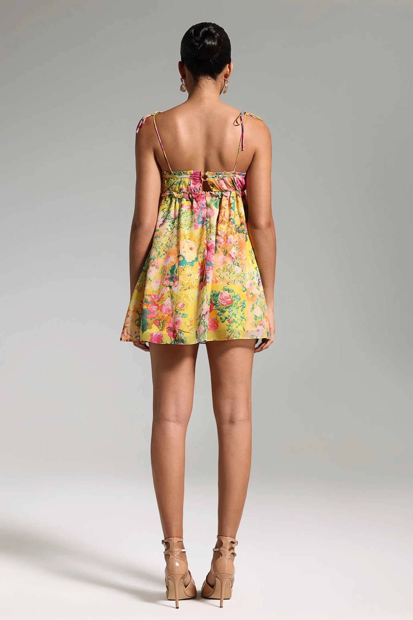 SARA FLORAL MINI DRESS