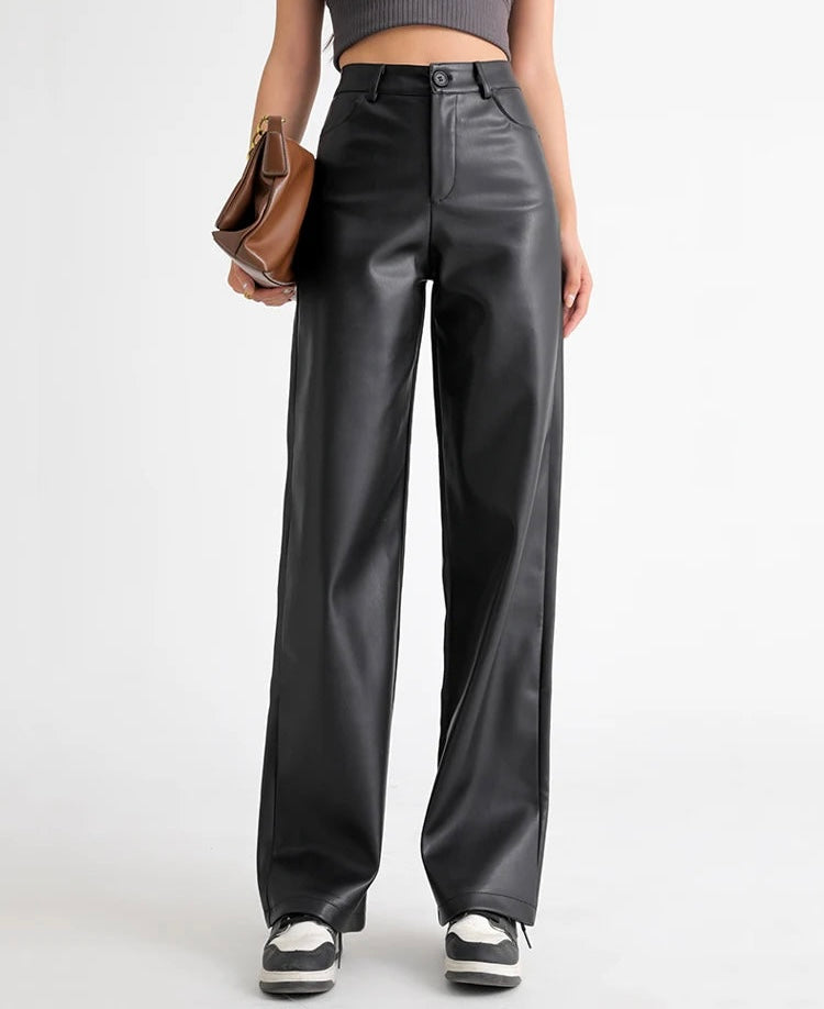 LESLI PU LEATHER PANTS