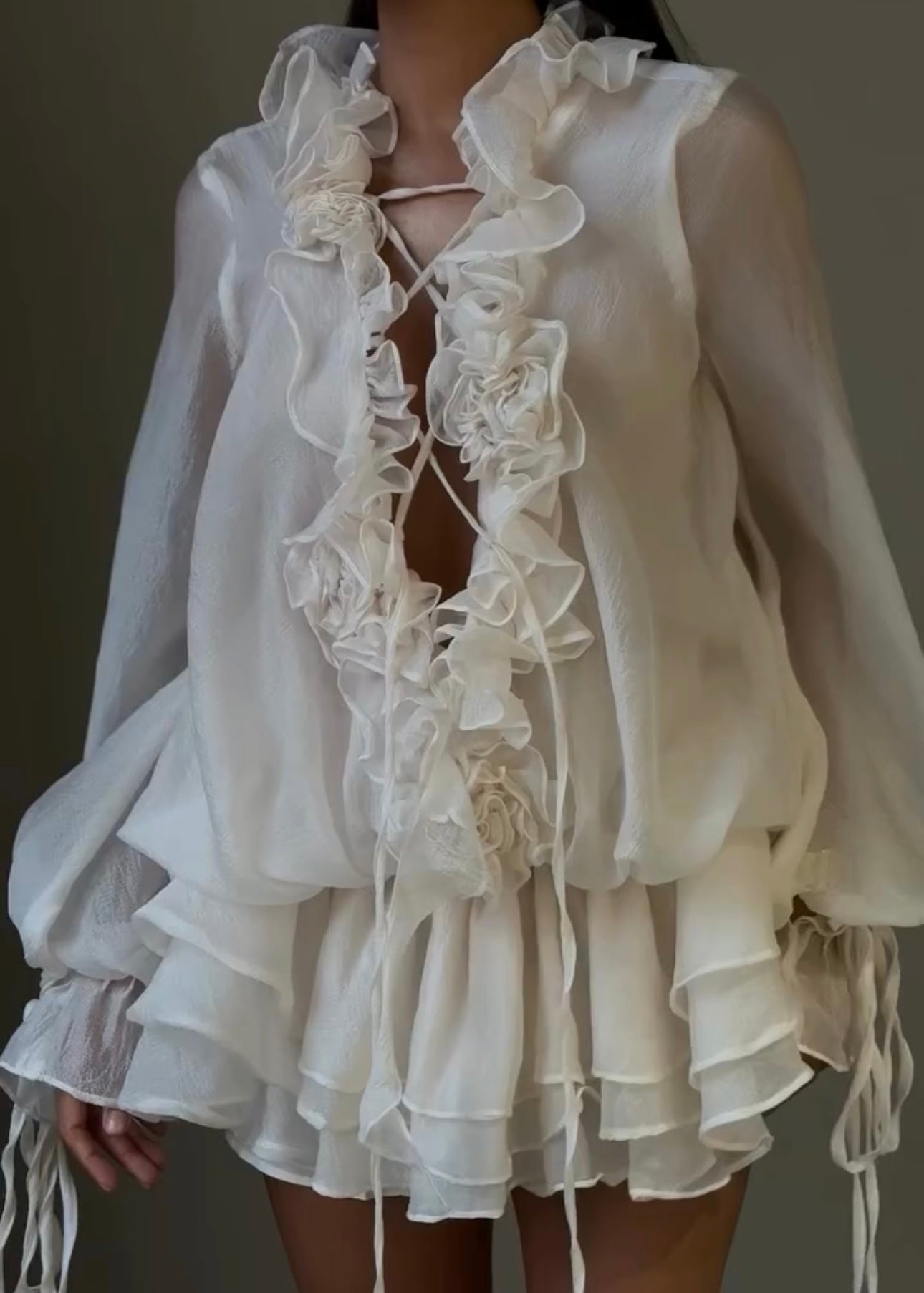 ELODIE FLORAL MINI DRESS