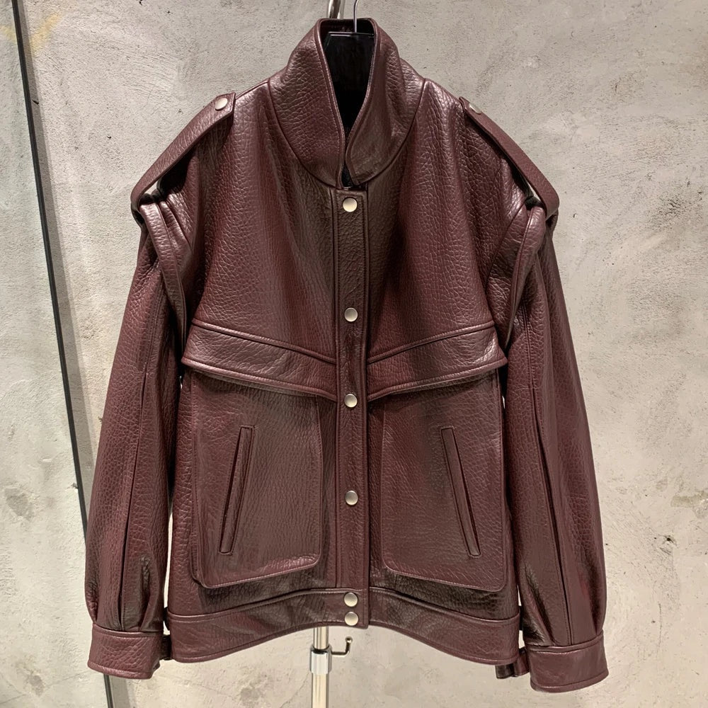 MAYA LEATHER JACKET