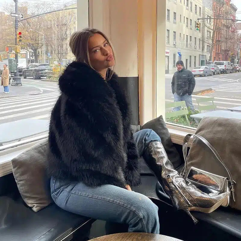 SAMONA FAUX FUR COAT