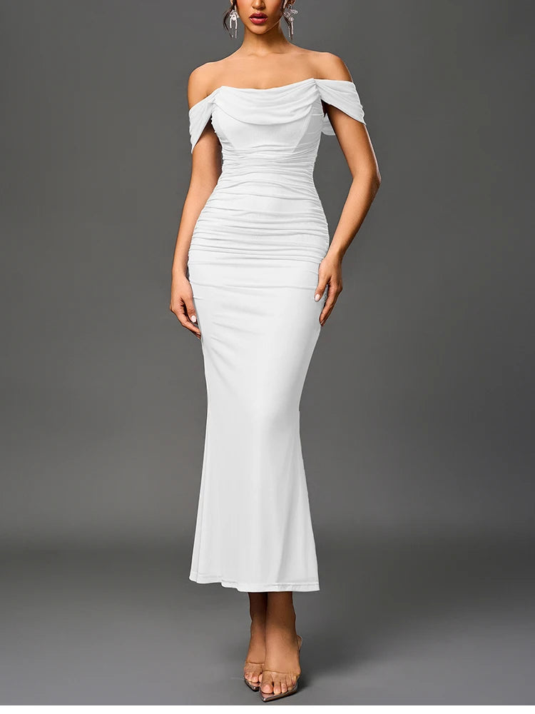 MARIA OFF SHOULDER DRESS