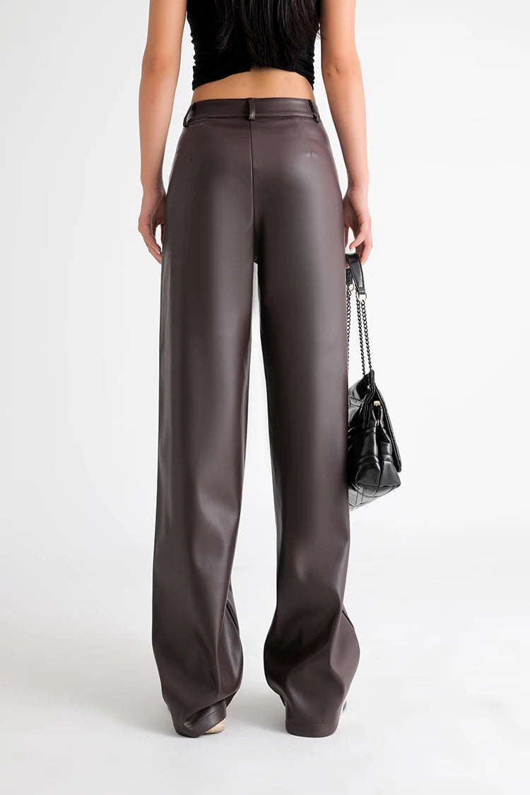 LESLI PU LEATHER PANTS