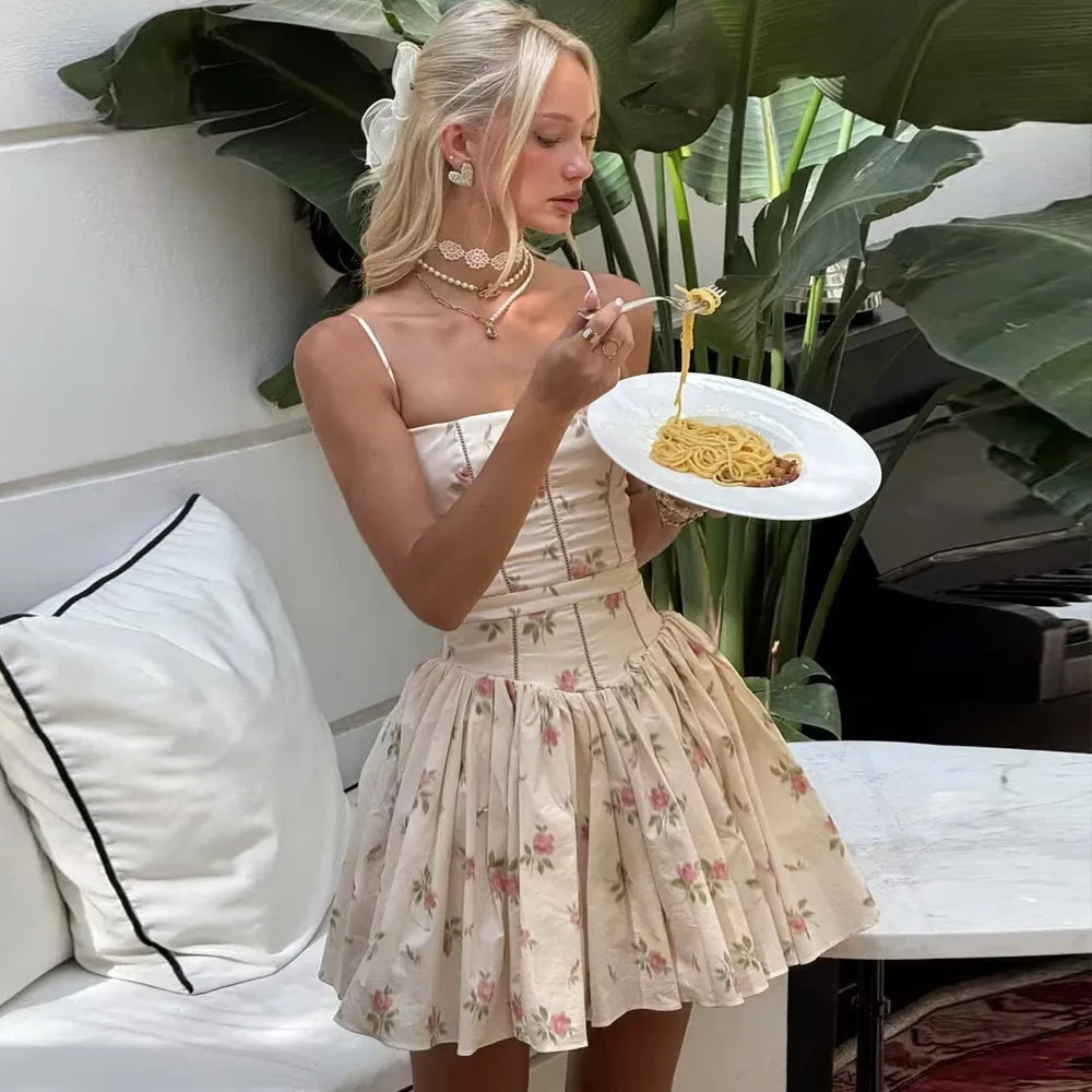 REYA FLORAL MINI DRESS