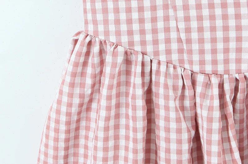 MARLEE PLAID MINI DRESS