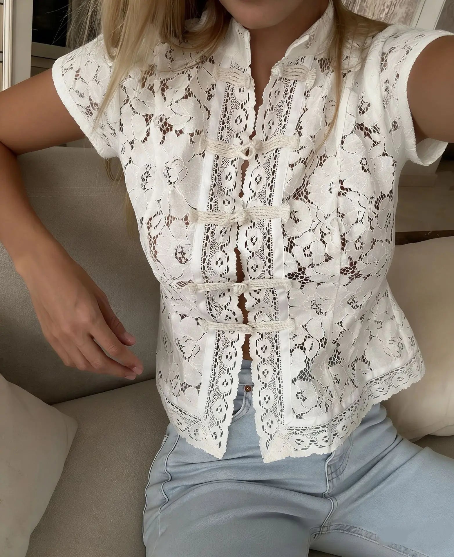 IMERA LACE BLOUSE