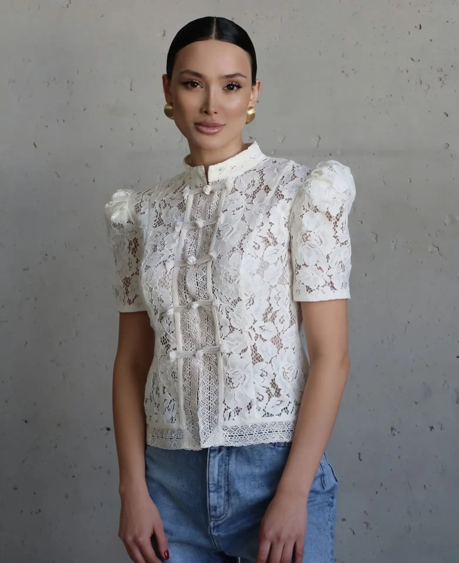 IMERA LACE BLOUSE