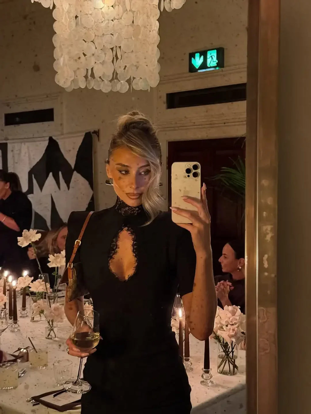 NELI LACE MINI DRESS