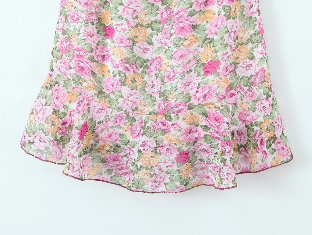 CATALINA FLORAL MINI DRESS