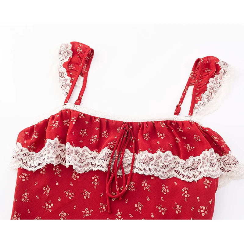 CORINA FLORAL MIDI DRESS