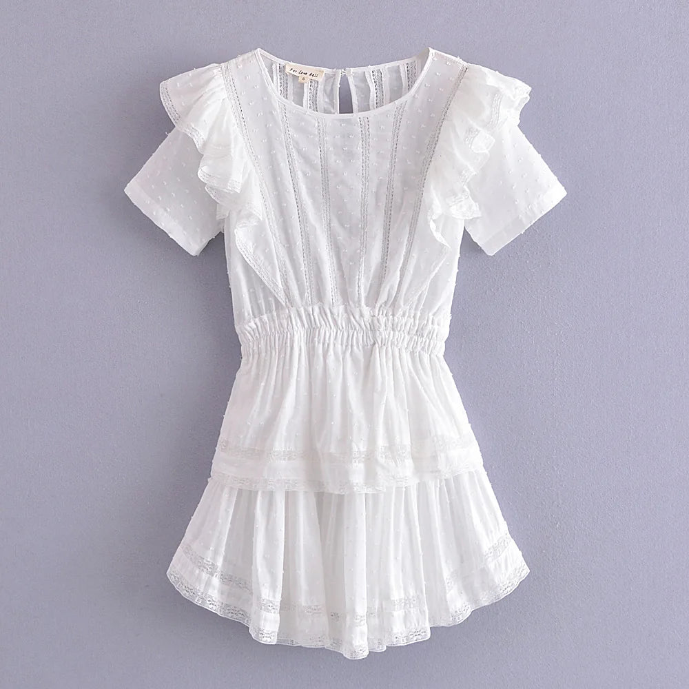 MARTA RUFFLE DRESS