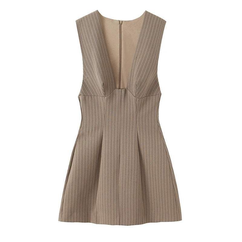 NEVA STRIPED MINI DRESS