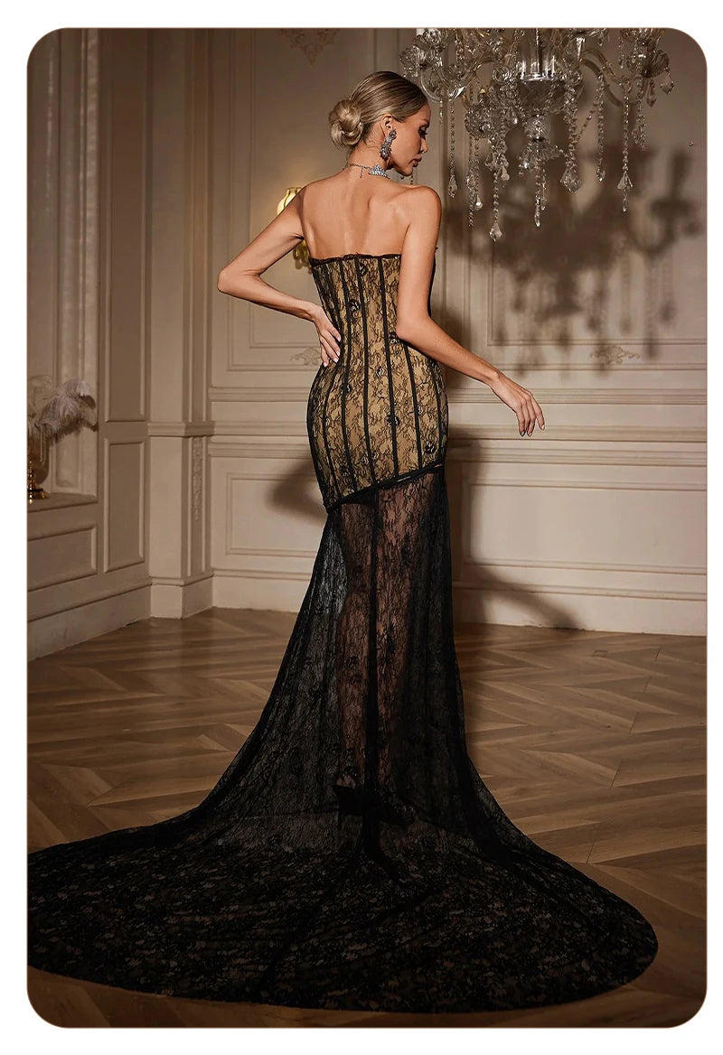 VENI LACE MAXI DRESS