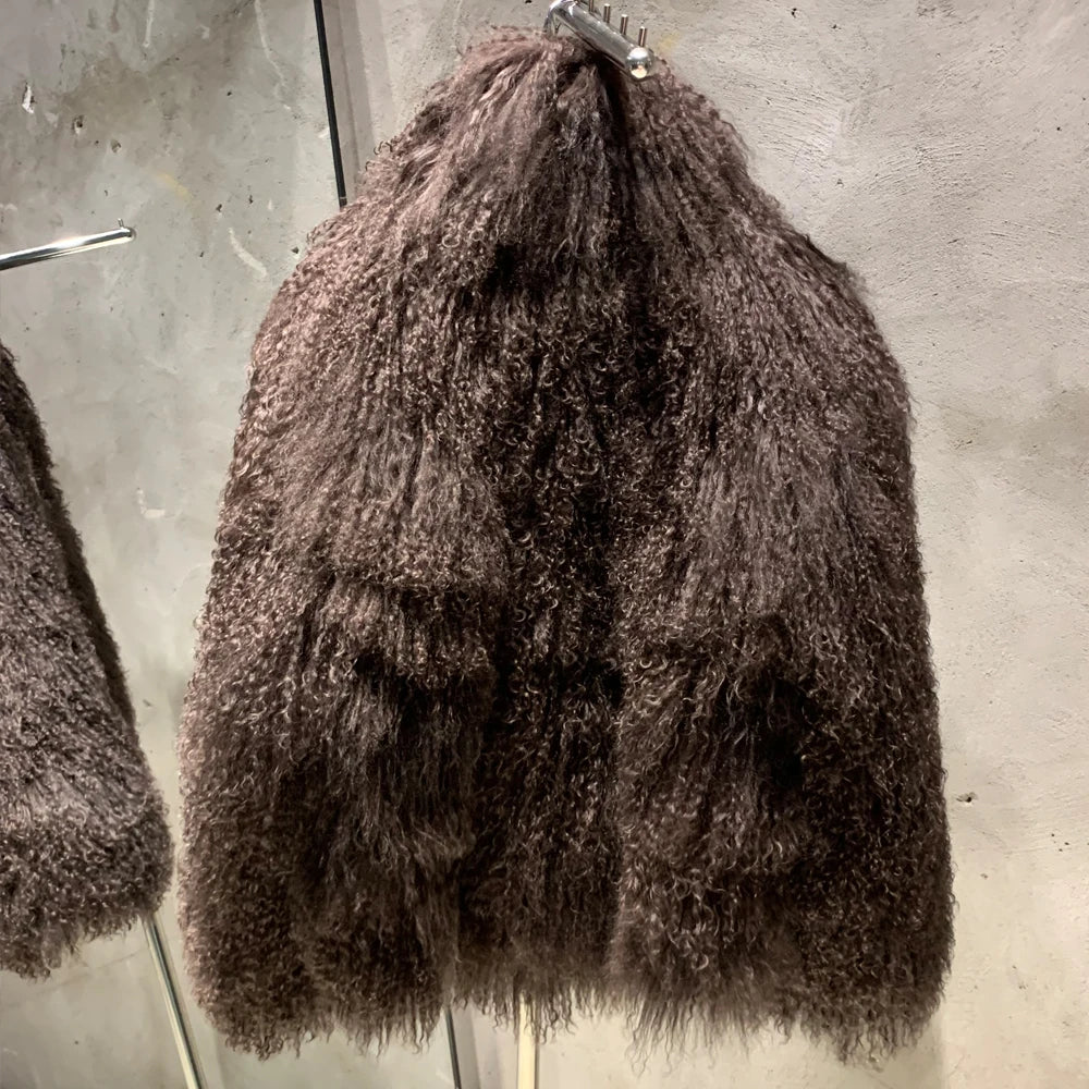 ASPEN MONGOLIAN FUR COAT
