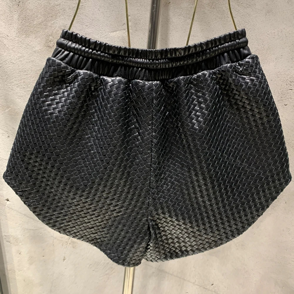 ADEN LEATHER SHORTS