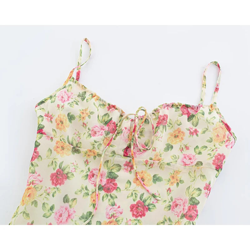 SEVERINA FLORAL MIDI DRESS