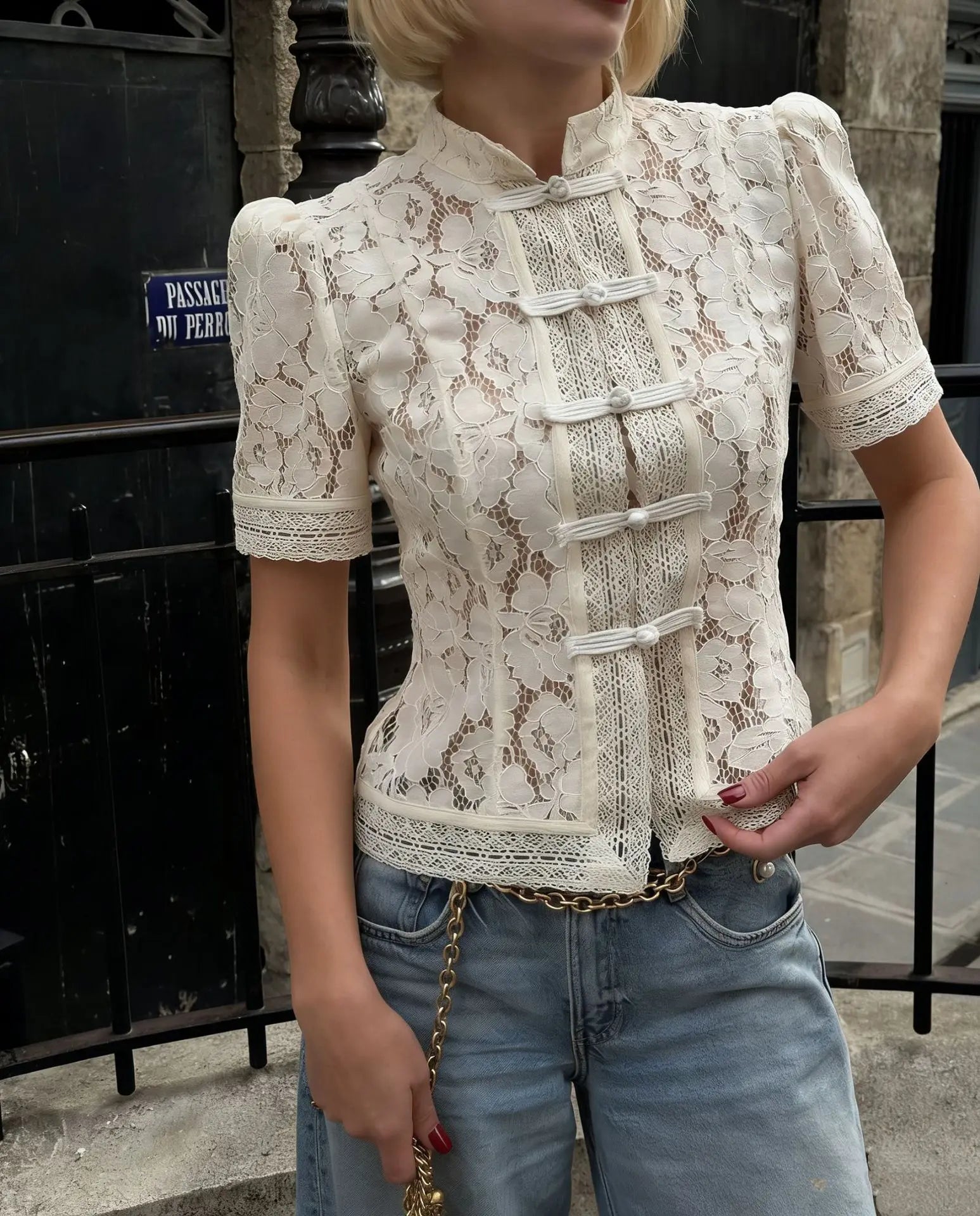 IMERA LACE BLOUSE