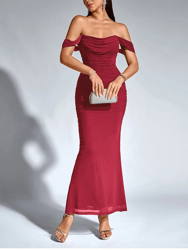 MARIA OFF SHOULDER DRESS