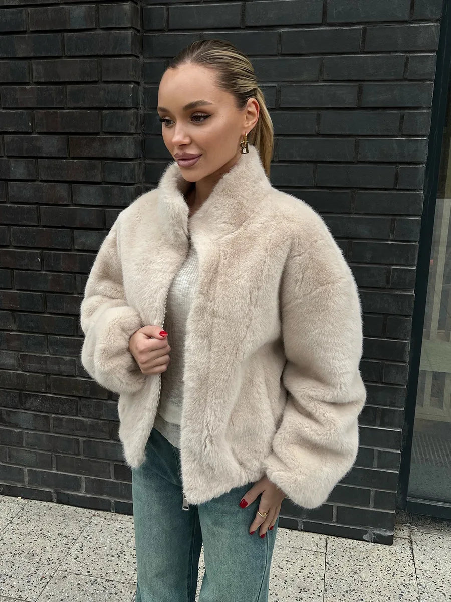 LOLA FAUX FUR JACKET