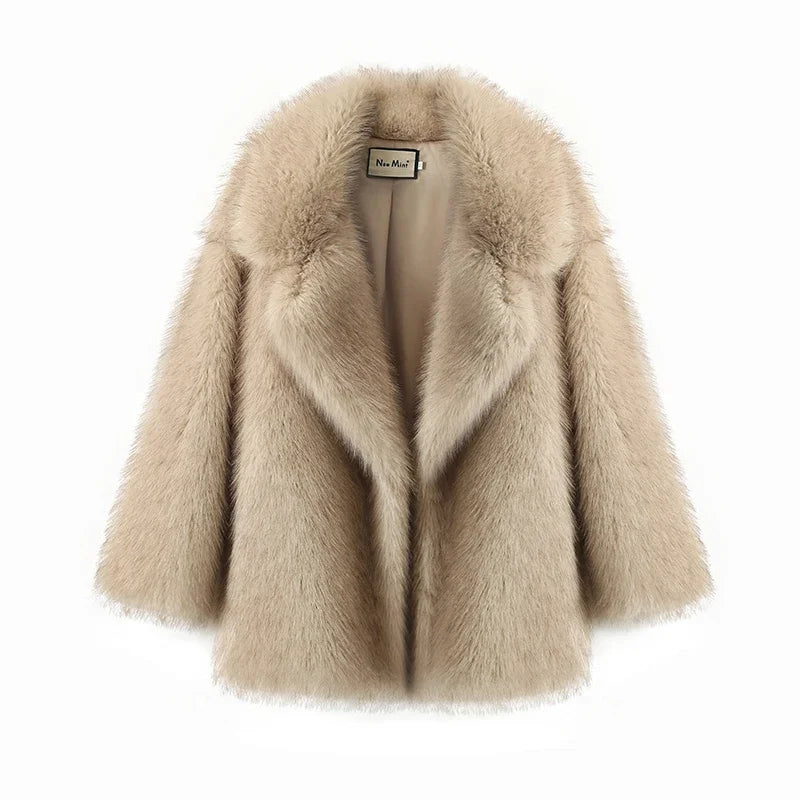 LASLI FAUX FUR COAT