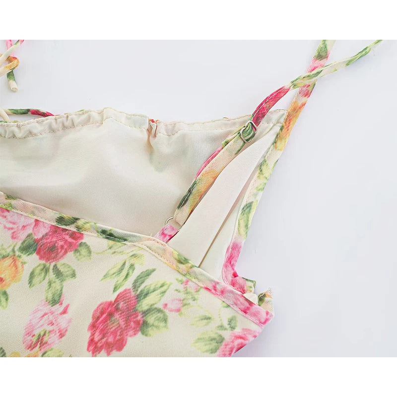 SEVERINA FLORAL MIDI DRESS