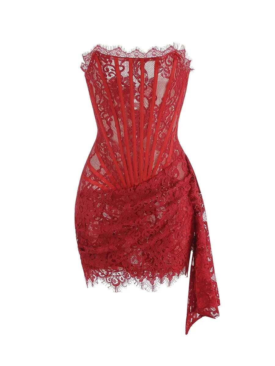 MARGI LACE MINI DRESS