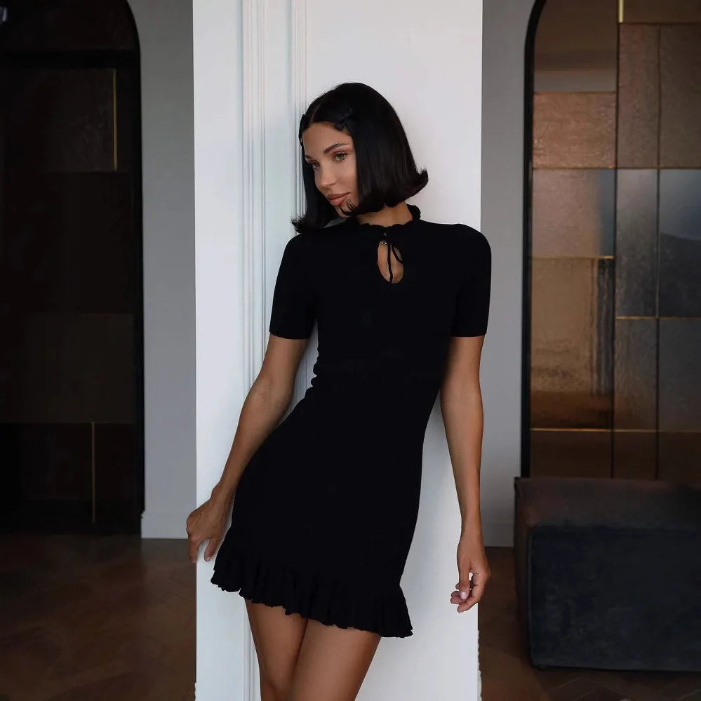 KAIA KNIT MINI DRESS