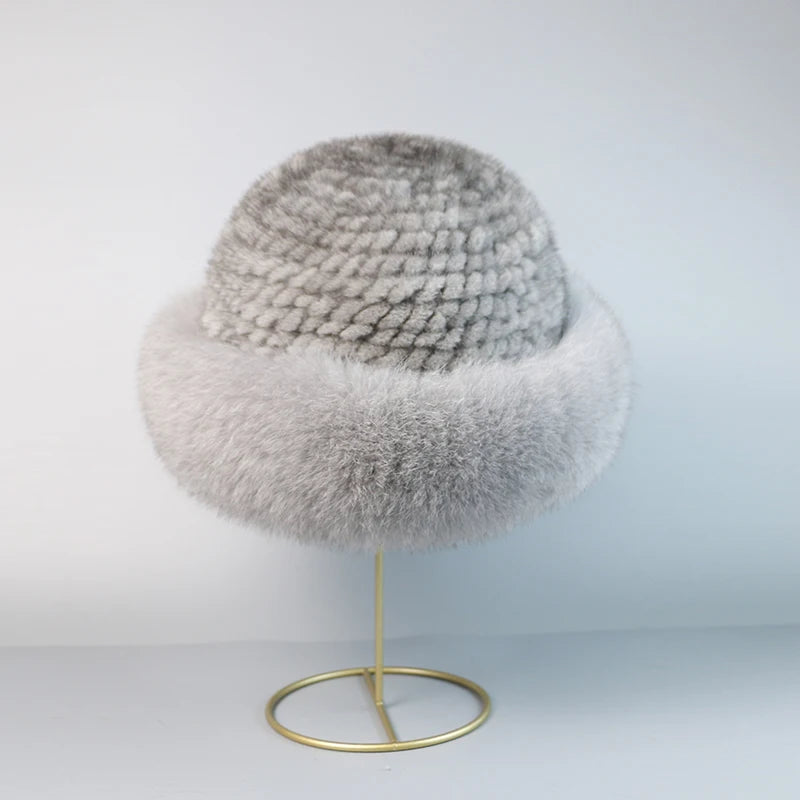 STELLA REAL MINK FUR CAP