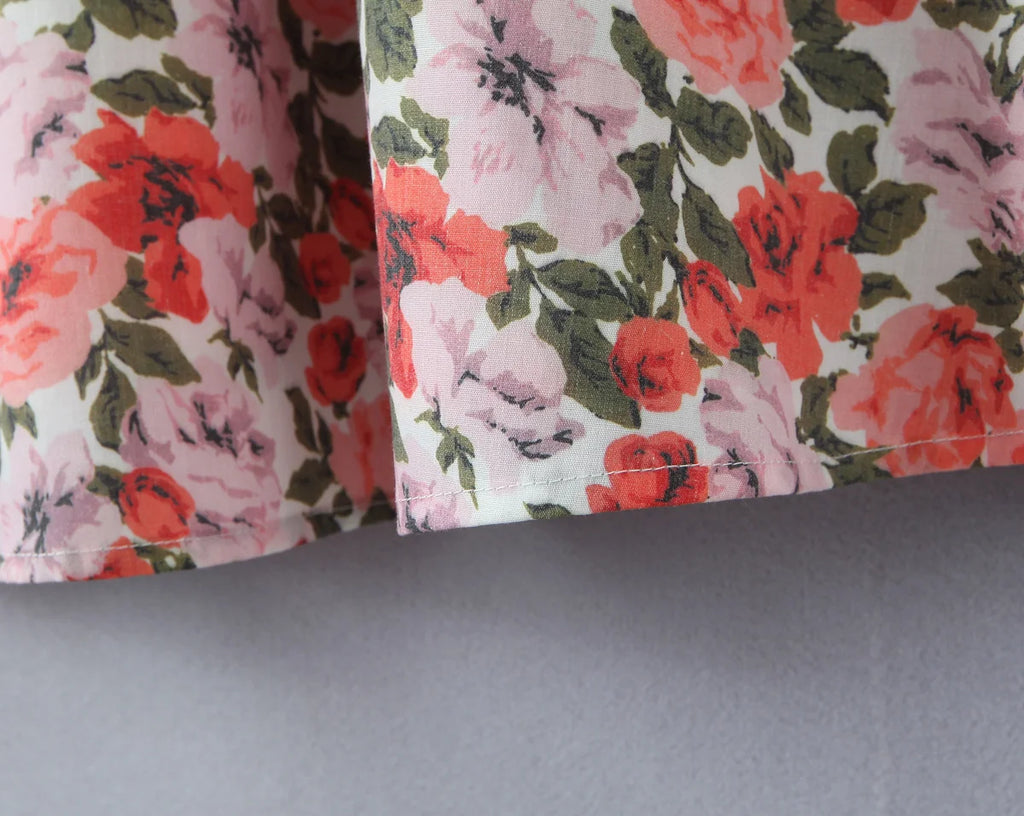 MONIKA FLORAL MIDI DRESS