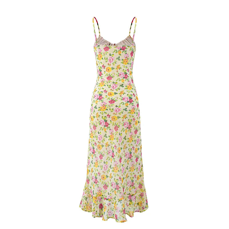 SEVERINA FLORAL MIDI DRESS