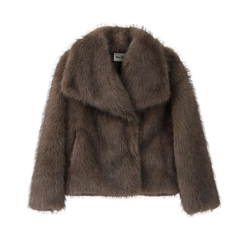 NAMI FAUX FUR COAT