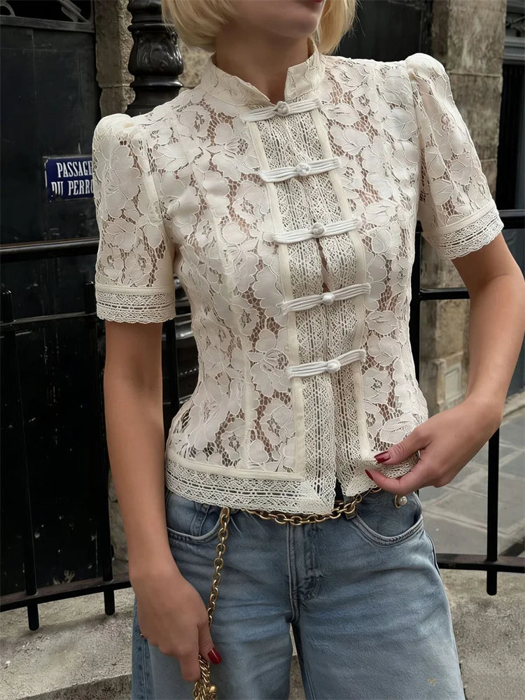 IMERA LACE BLOUSE
