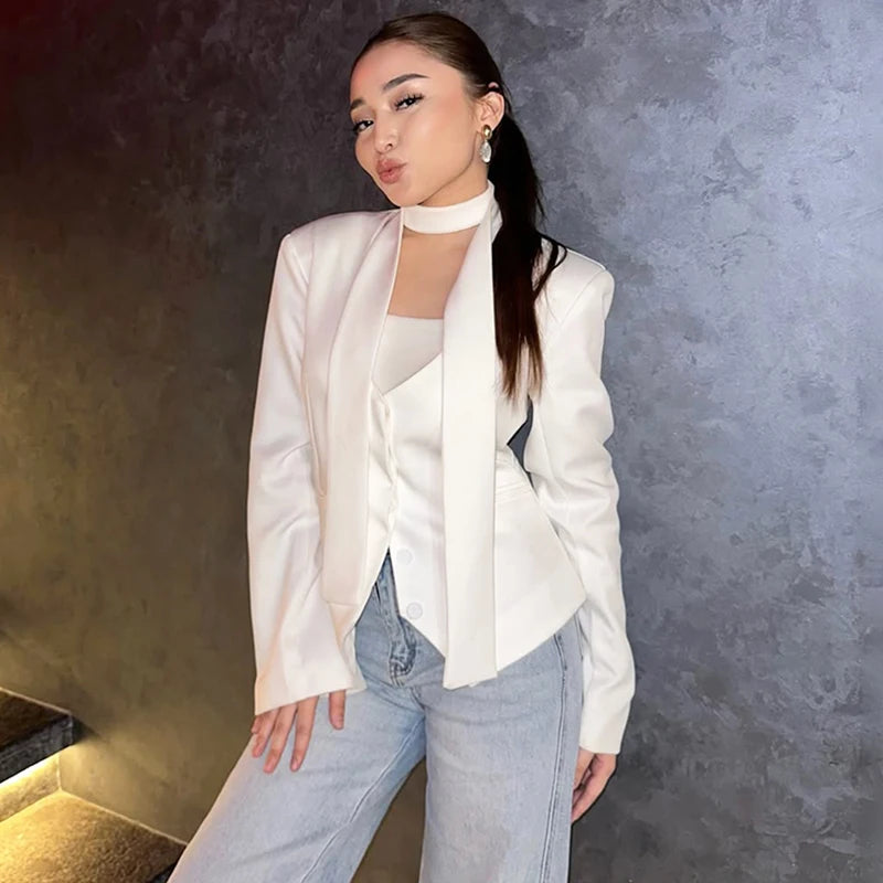 SIENNA RIBBON BLAZER