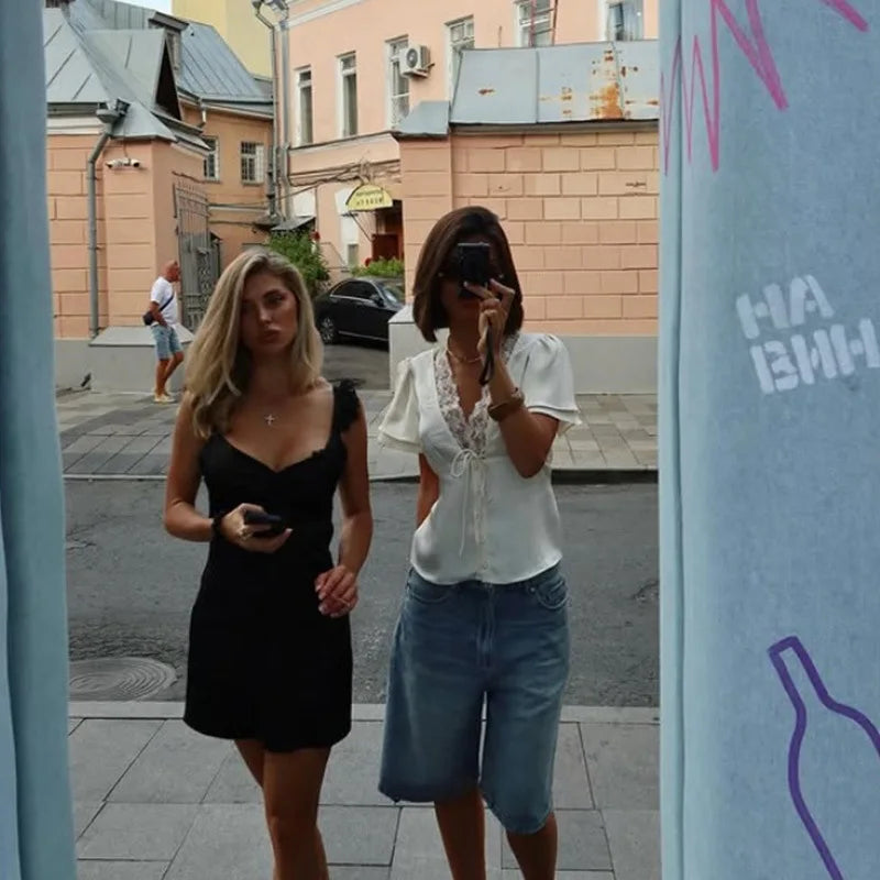 ADDISON SATIN BLOUSE