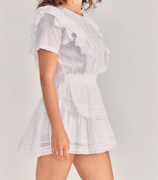 MARTA RUFFLE DRESS