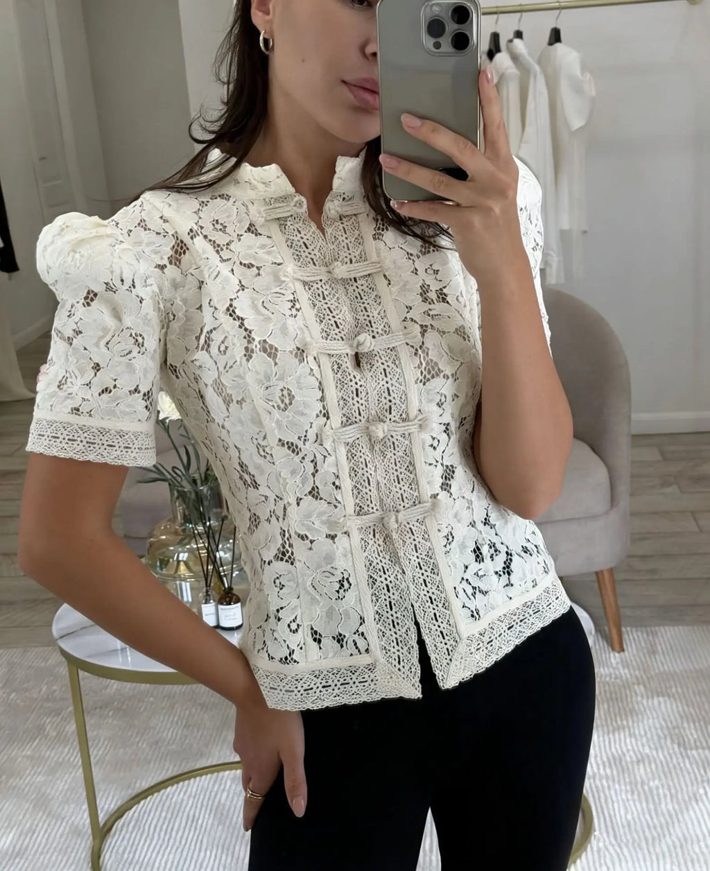 IMERA LACE BLOUSE