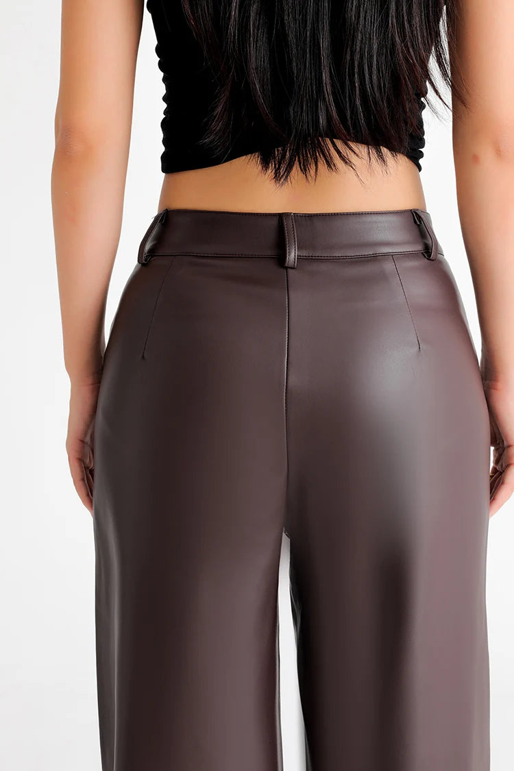 LESLI PU LEATHER PANTS