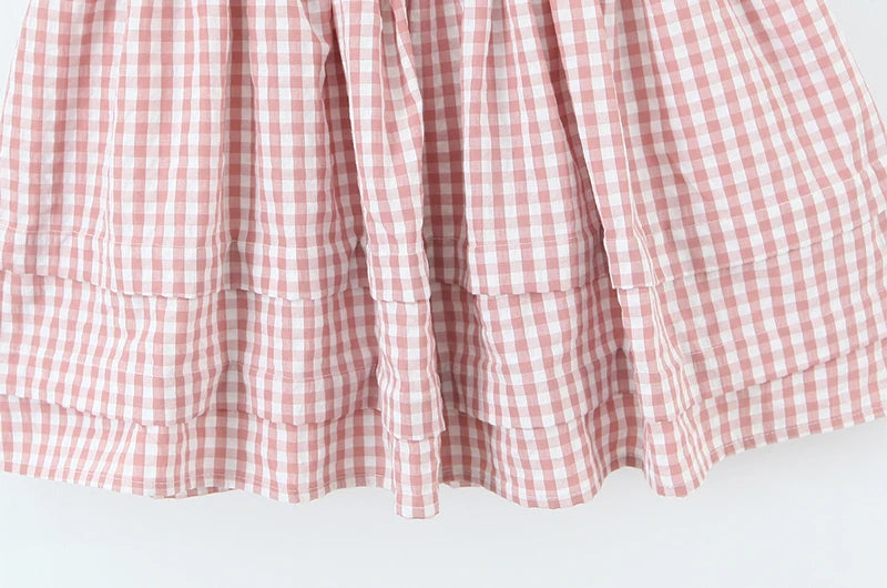 MARLEE PLAID MINI DRESS