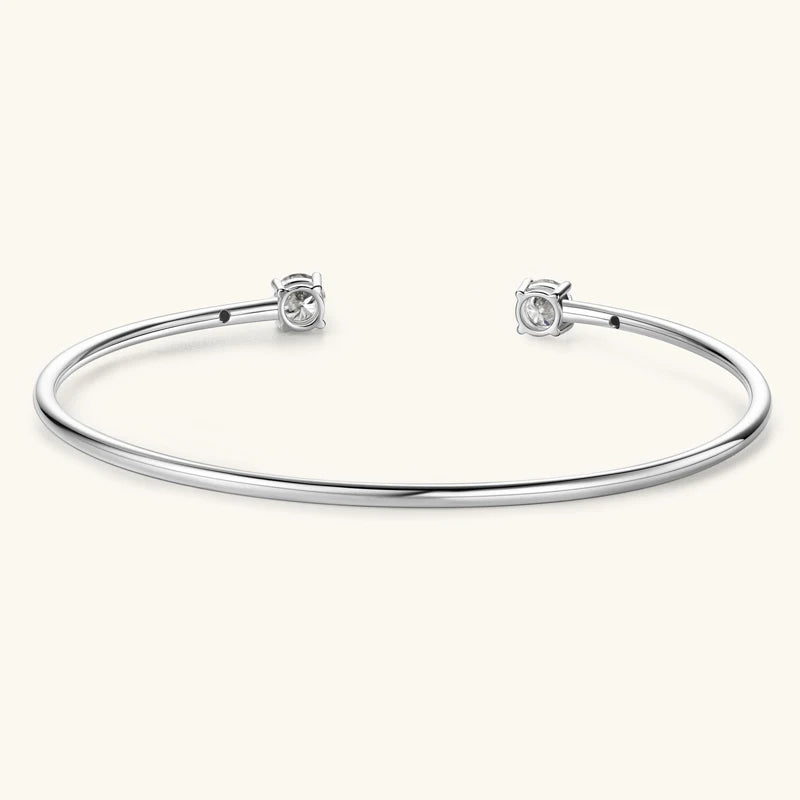 AISHA MOISSANITE BANGLE CUFF