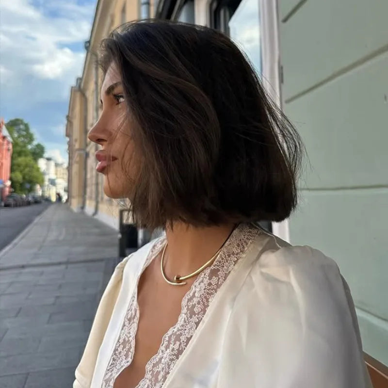 ADDISON SATIN BLOUSE