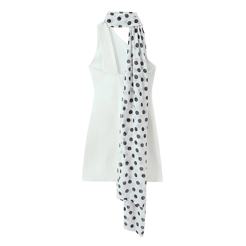 VERLAINE POLKA DOT MINI DRESS