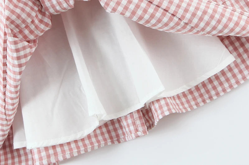 MARLEE PLAID MINI DRESS