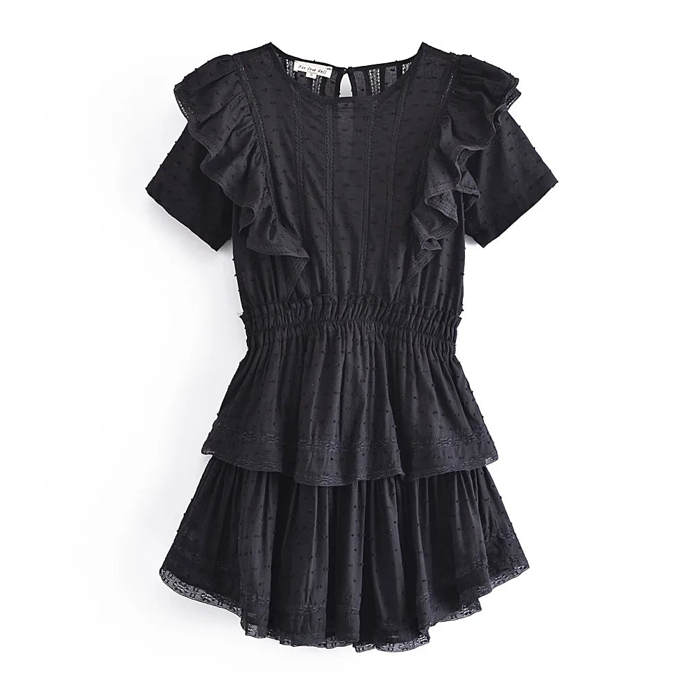 MARTA RUFFLE DRESS