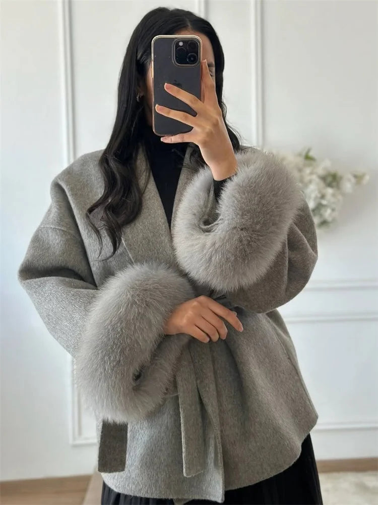 ANTONELI FOX FUR COAT