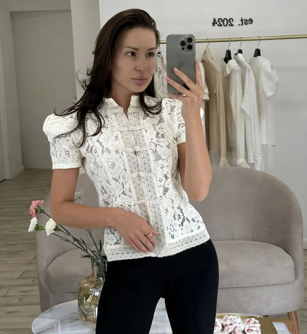 IMERA LACE BLOUSE