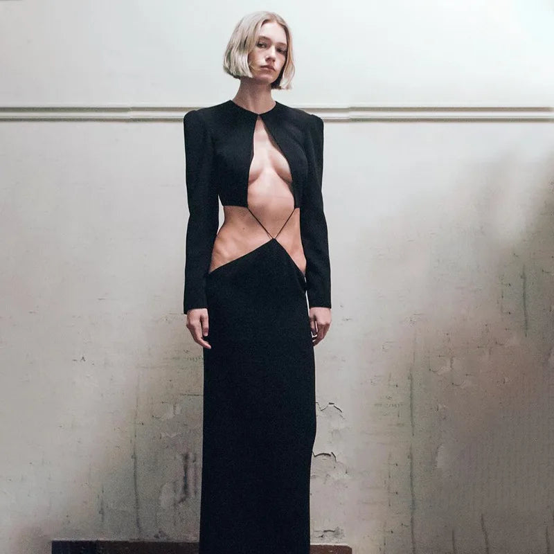CALLIE CUT OUT MAXI DRESS